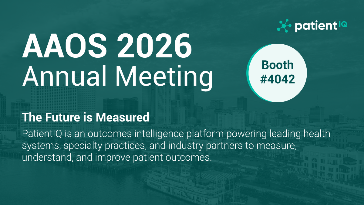 AAOS 2026 PatientIQ at Booth #4042 