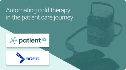 Breg Cold Therapy and PatientIQ 